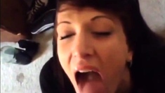 When She Sucks Your Dick She Can't Wait To Taste Cum