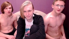 Amazing Youmg Threesome Party Part 2 doing a Cam Show