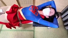 Supergirl Stretched Out