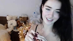 Brunette Solo Webcam Masturbation