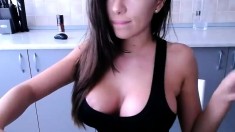 Brunette teen webcam fucking