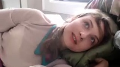 Amateur Blonde Teen Fingers Her Wet Pussy On Webcam