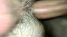 Hairy Ass Takes Dick